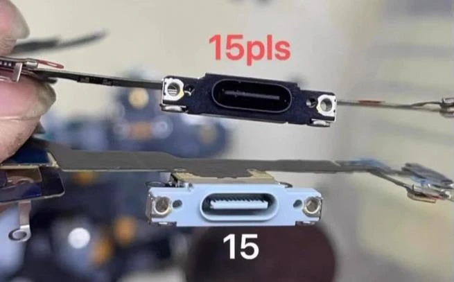iPhone 15系列USB-C接口泄漏