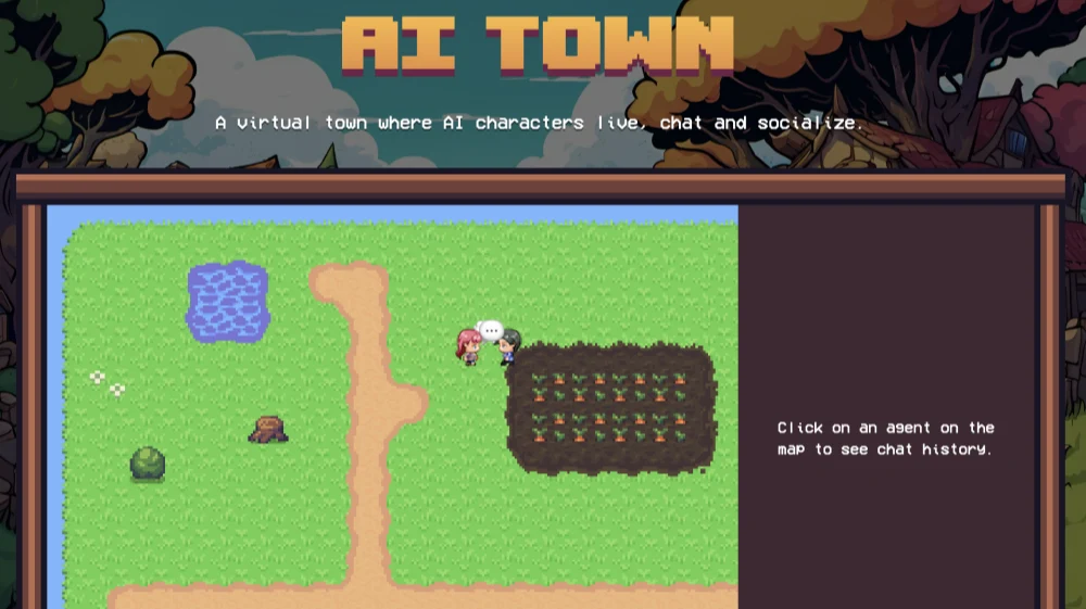 a16z开源AI Town代码可自由创建人工智能驱动的虚拟世界
