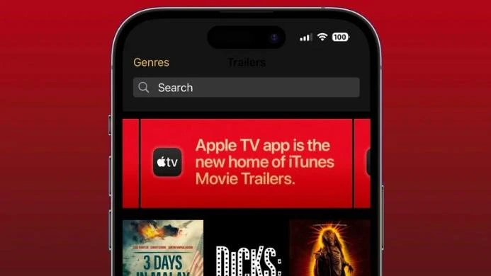 苹果停止使用iTunes电影预告片应用程序
