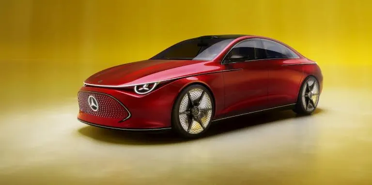 梅赛德斯-奔驰CLA远程入门级电动概念汽车发布