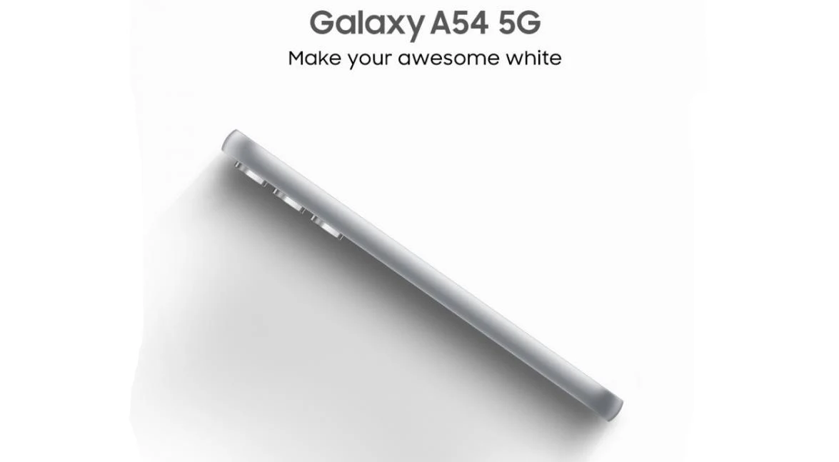 三星Galaxy A54將很快在印度推出白色版