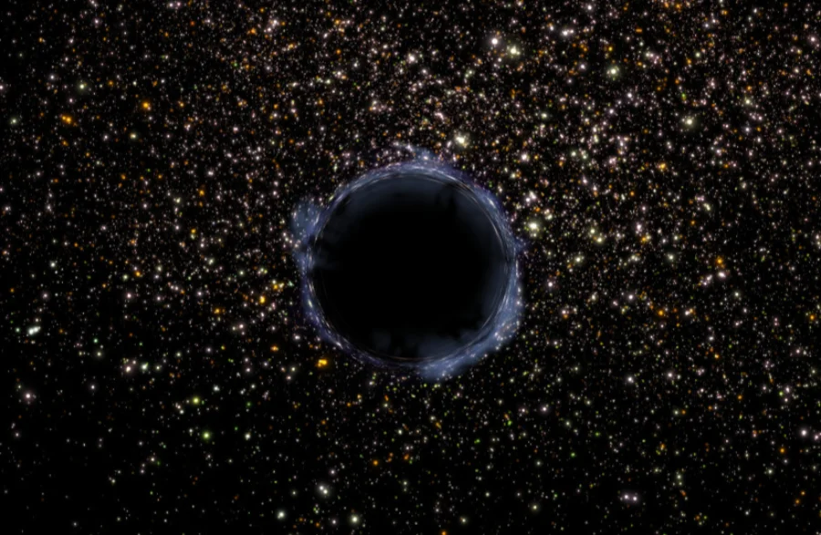 科学家第一次观测到类太阳恒星被超大质量黑洞一口口吞噬