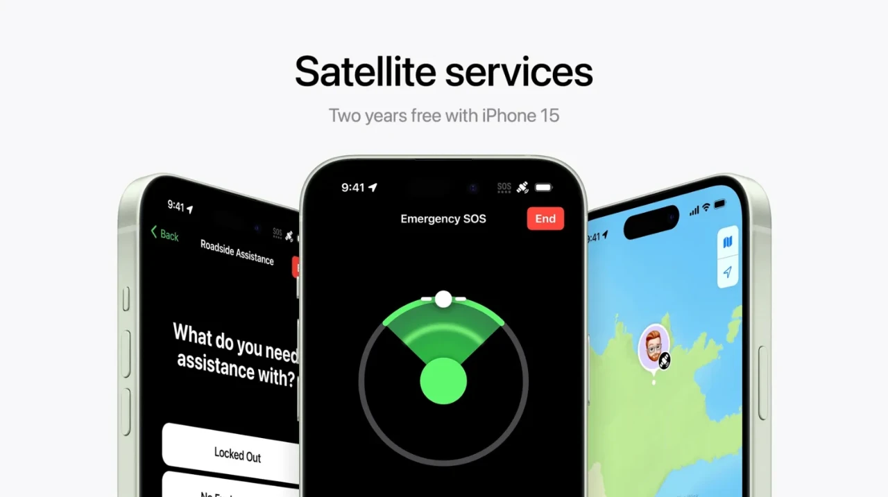 苹果iPhone 14/15的卫星紧急求救功能免费两年将覆盖16个国家