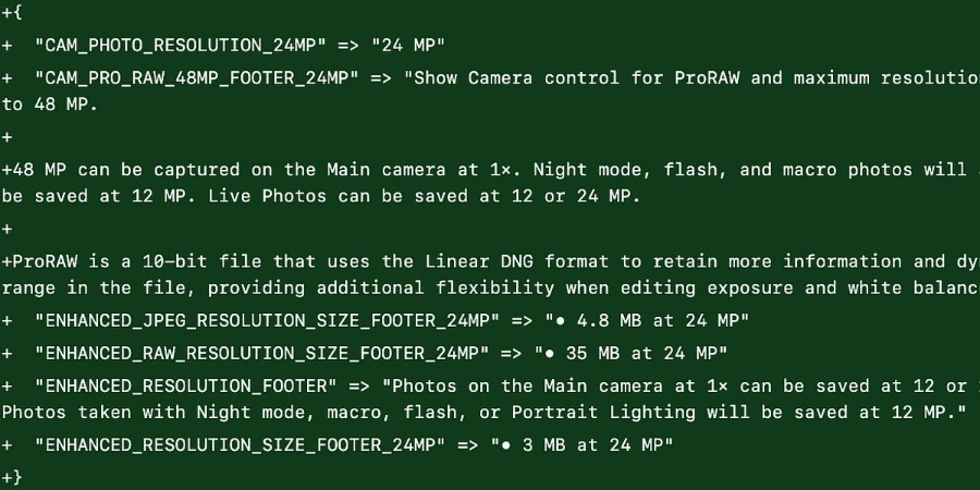 蘋果iPhone 14 Pro升級到iOS 17可拍攝4800萬像素JPEG照片