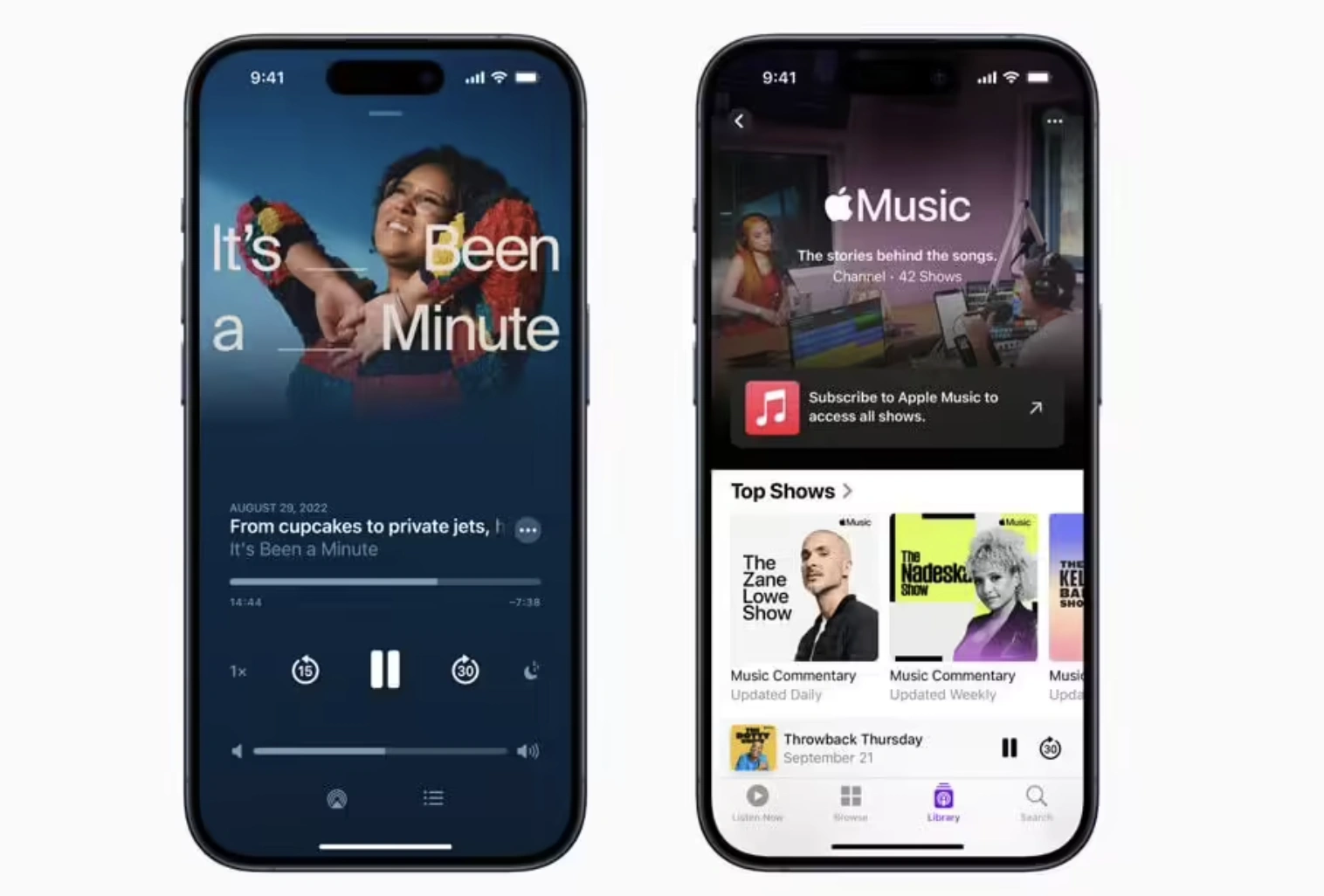 苹果播客接入 Apple Music 订阅，新增 60 多个原创播客节目