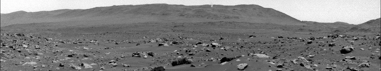 NASA毅力号火星车捕获了充满灰尘的火星旋风