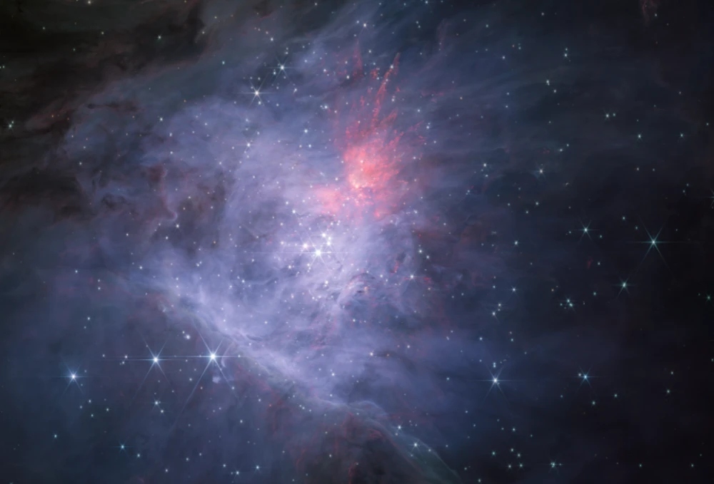 NASA/ESA/CSA韦伯太空望远镜的猎户座星云广角视图发布