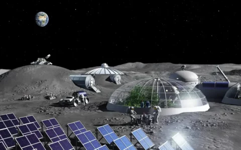 NASA成功建立月球基地 20名人类开启月球生活探索宇宙