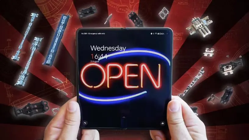 一加OnePlus Open折叠屏手机真机曝光 方正机身设计