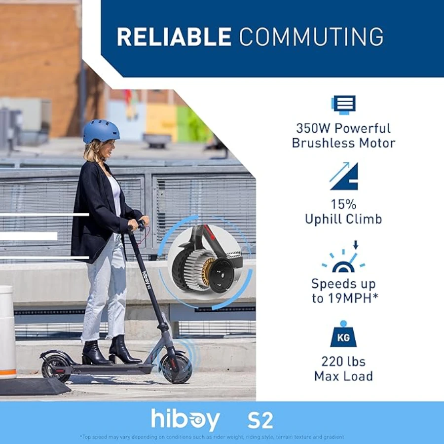 Hiboy S2/S2R Plus 电动滑板车亚马逊美国降价30%只要349.98美元