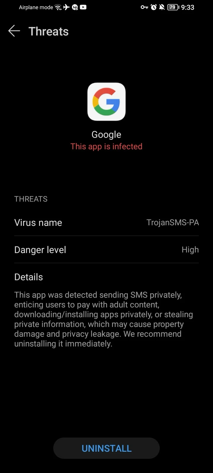Google和YouTube應用被華為和榮耀手機標記為木馬病毒 優化器應用程序導致