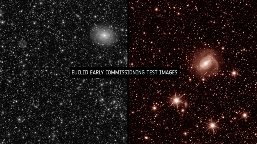ESA寻找暗物质的欧几里得望远镜看到全彩的宇宙