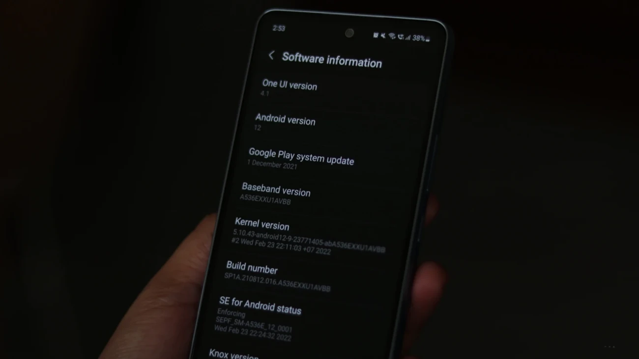 三星Galaxy A53系统更新在美国推送 没有Android 14但解决了65个漏洞