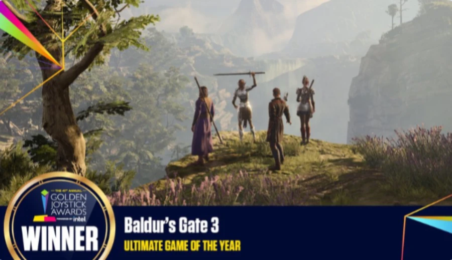 《博德之门 3》夺得英国游戏产业大奖金摇杆奖，成为年度最佳游戏