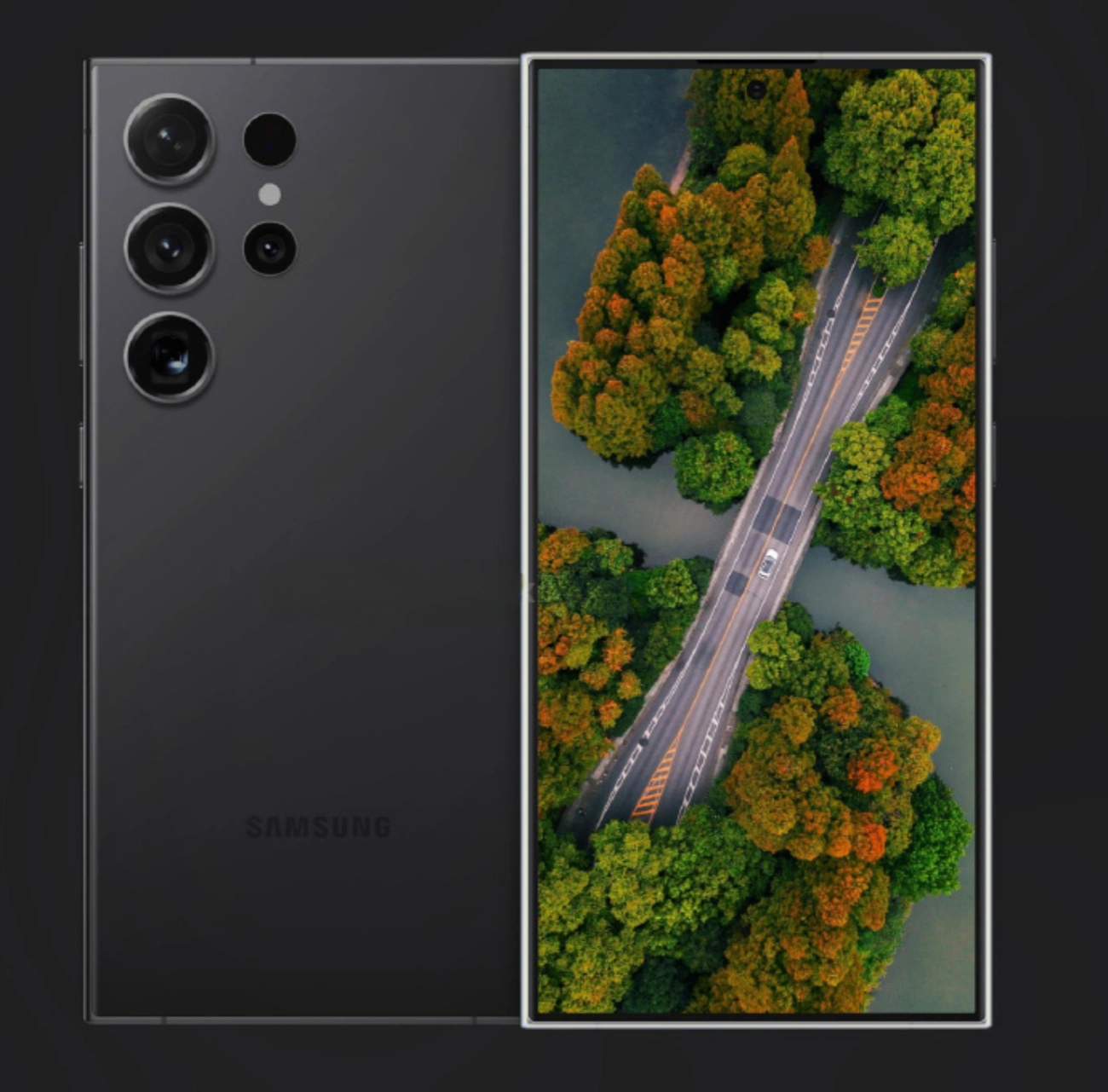 三星Samsung Galaxy S24 Ultra的手机渲染图曝光 有7种颜色和专属配色