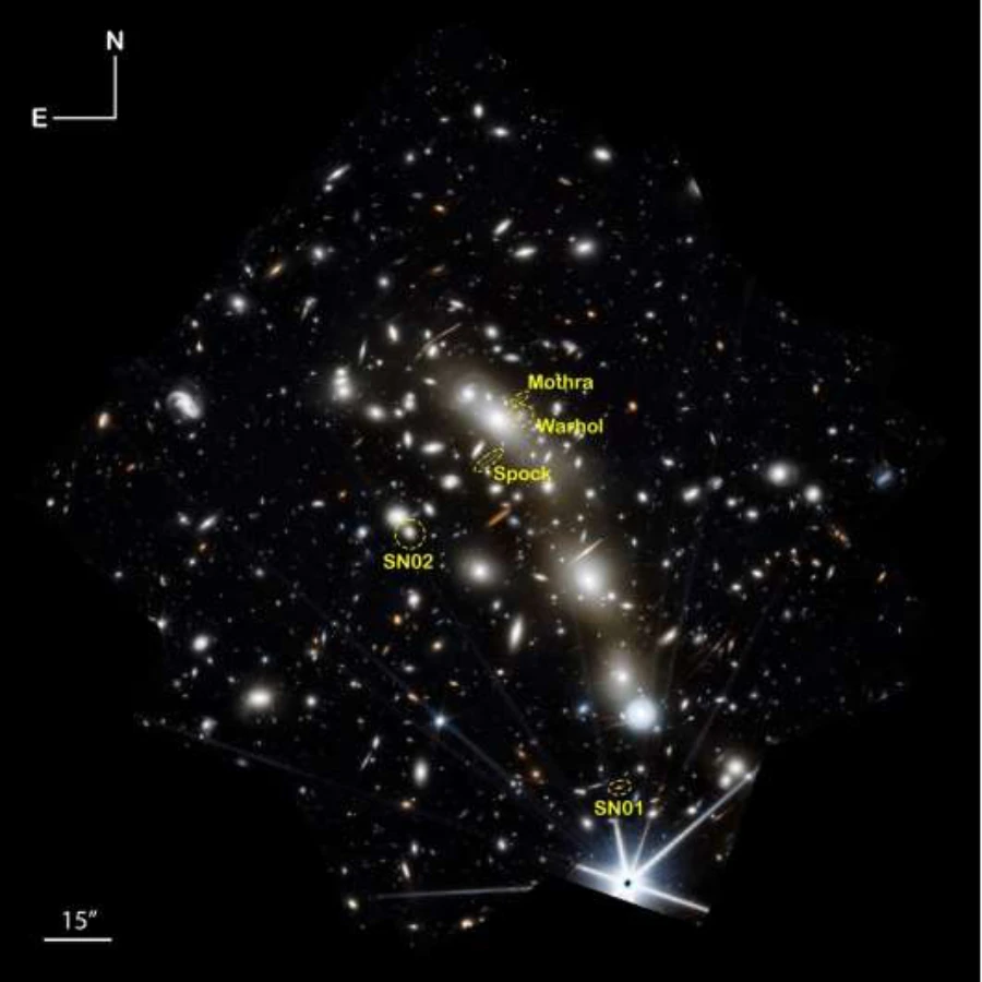 密苏里大学天文学家发现宇宙中的14个闪烁天体 星团称为圣诞树星系团