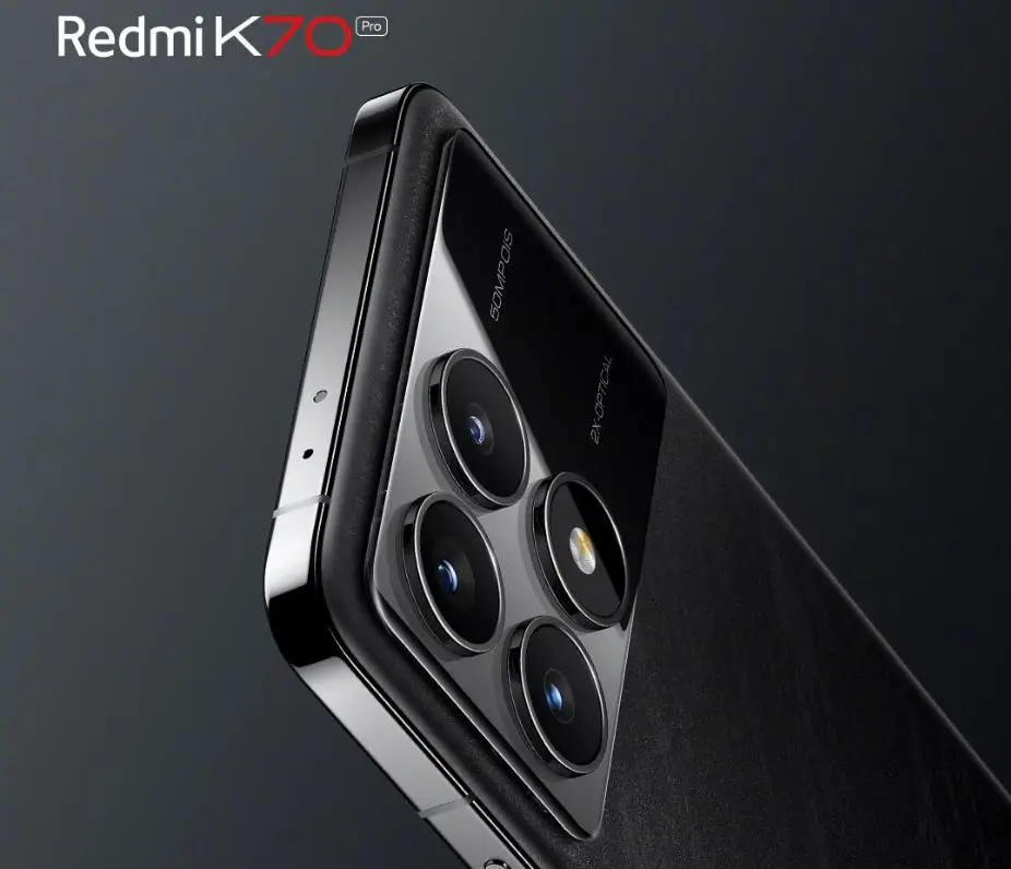 小米xiaomi Redmi K70 Pro手机外观亮相 后置矩阵三摄