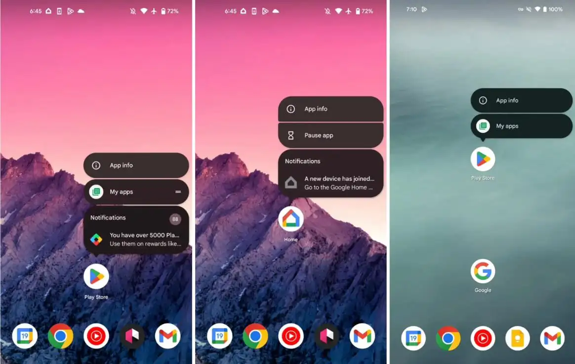 谷歌Google Android 14 取消 App“Shortcut”消息通知功能