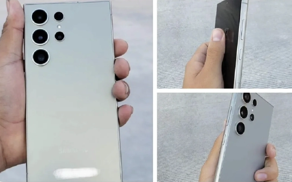 三星Samsung Galaxy S24 Ultra 手机中框、后盖采用撞色设计