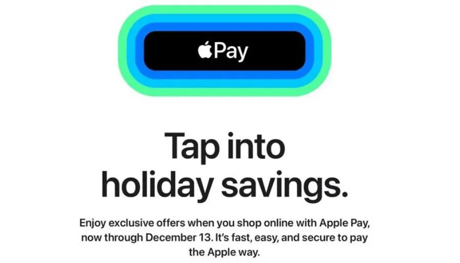 苹果Apple假日Apple Pay促销推出 提供多家商店折扣