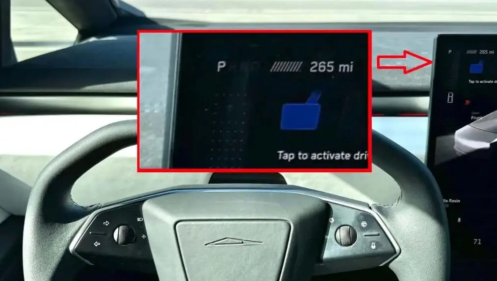 特斯拉Tesla Cybertruck显示可能有300英里行驶里程