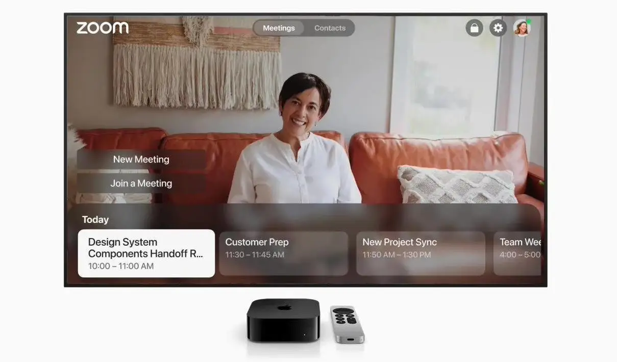 消息称Zoom应用登陆苹果Apple TV 4K iPhone变身视频会议摄像头