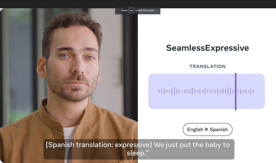 消息称Meta推出“无缝沟通”AI翻译模型 带来更自然的跨语言对话体验