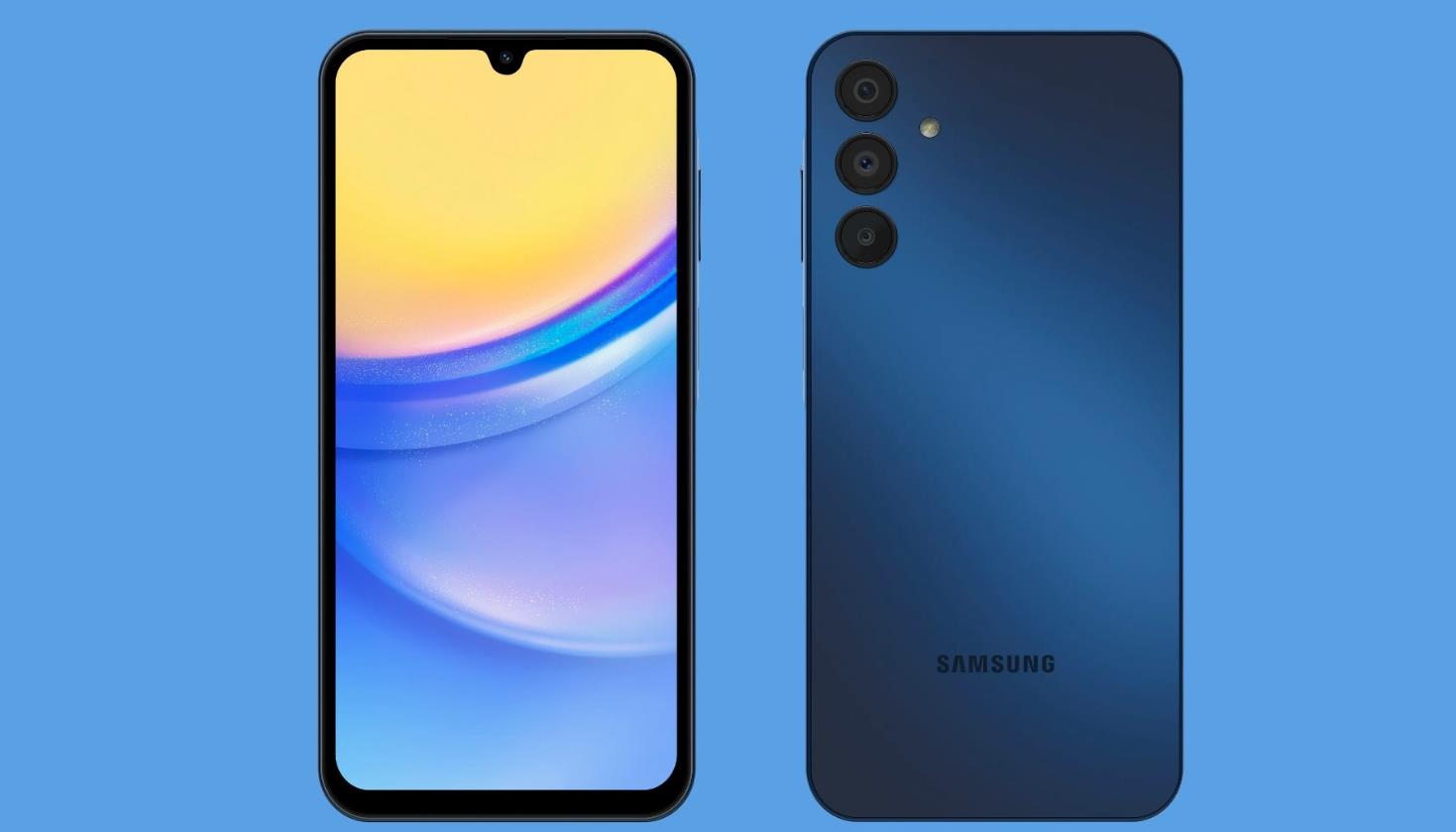 三星Samsung Galaxy A15两种新渲染图泄露 共三种颜色可选择