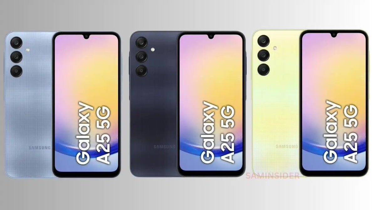 三星Samsung Galaxy A25 5G 手机宣传图曝光 采用6.5英寸水滴屏