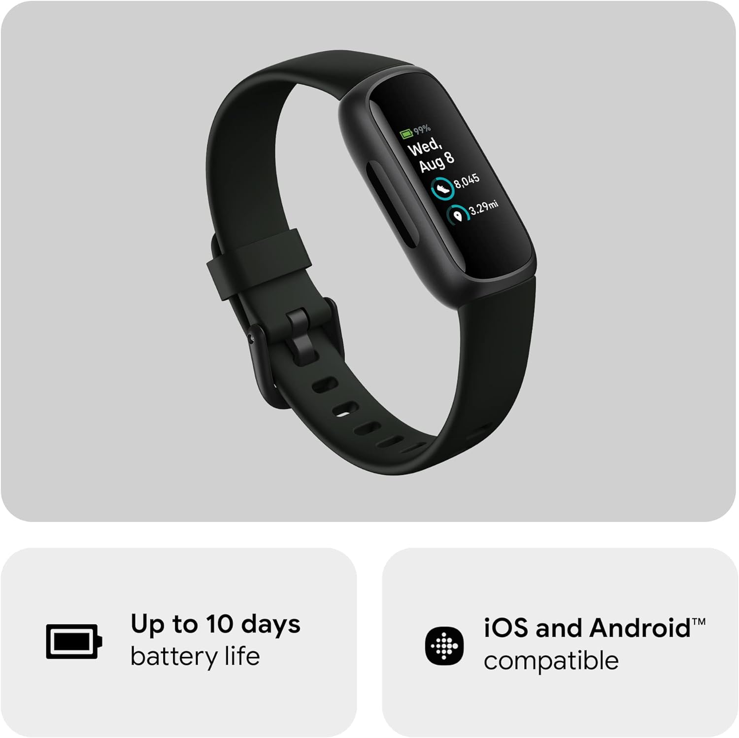 菲比特Fitbit Inspire 3：性價(jià)比最佳的健身追蹤器！美國亞馬遜僅售79.95$！