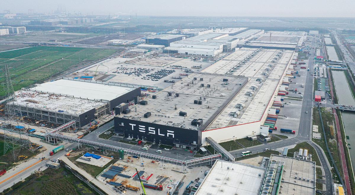 消息称特斯拉Tesla计划重启上海三期工厂项目