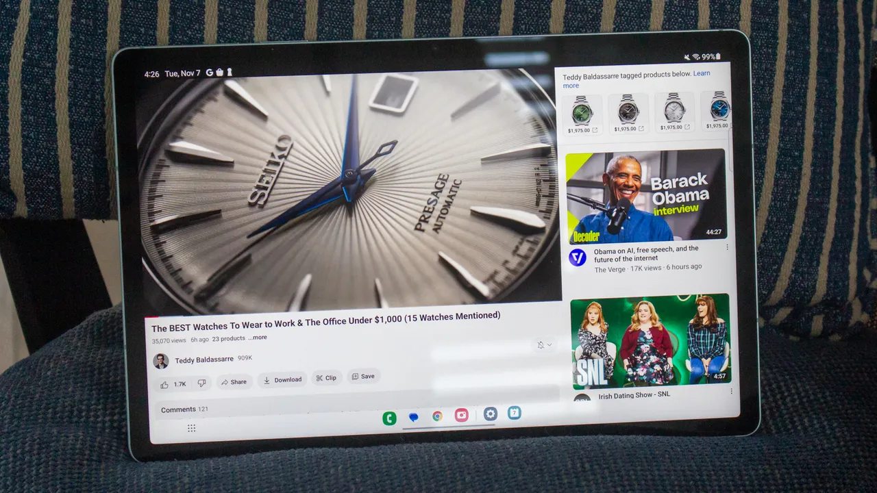 没有可用的新iPad？三星Samsung tablet大屏平板或成节日首选
