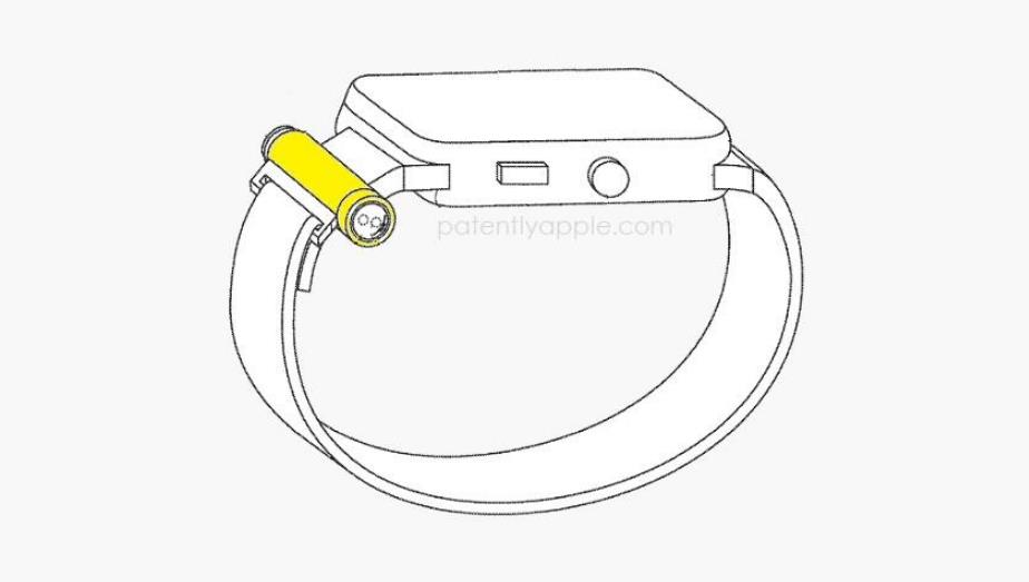 苹果Apple Watch新专利：表带上配手电筒模块