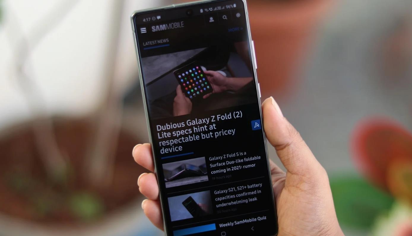 三星Samsung Galaxy Note 20系列将于2023年12月进行安全更新