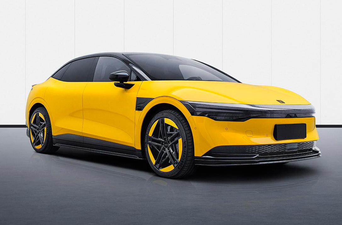 极氪ZEEKR 007亮黄色特别版车型申报图亮相 将于12月27日上市