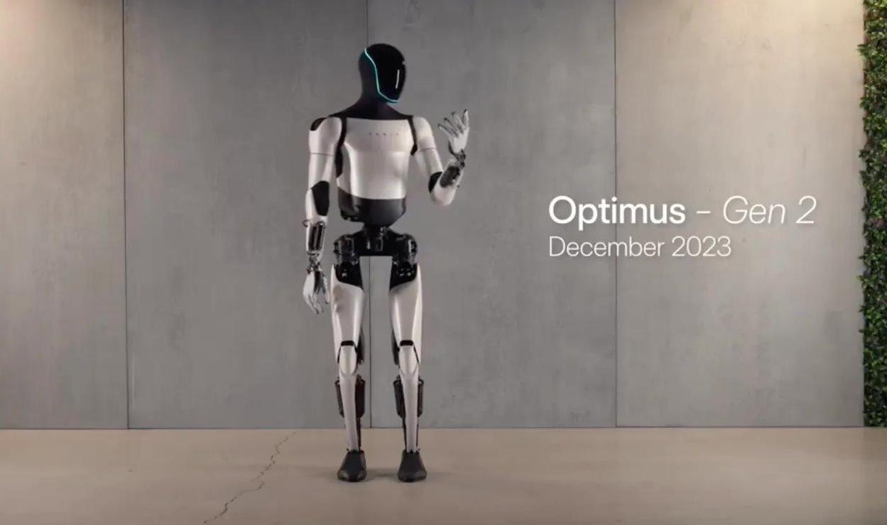 特斯拉Tesla展示Optimus第二代人形机器人 身体控制能力更强