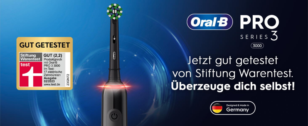 Oral-B Pro Series 3 Plus 特别版双支装电动牙刷，德国亚马逊限时特惠，仅售69.99欧元！
