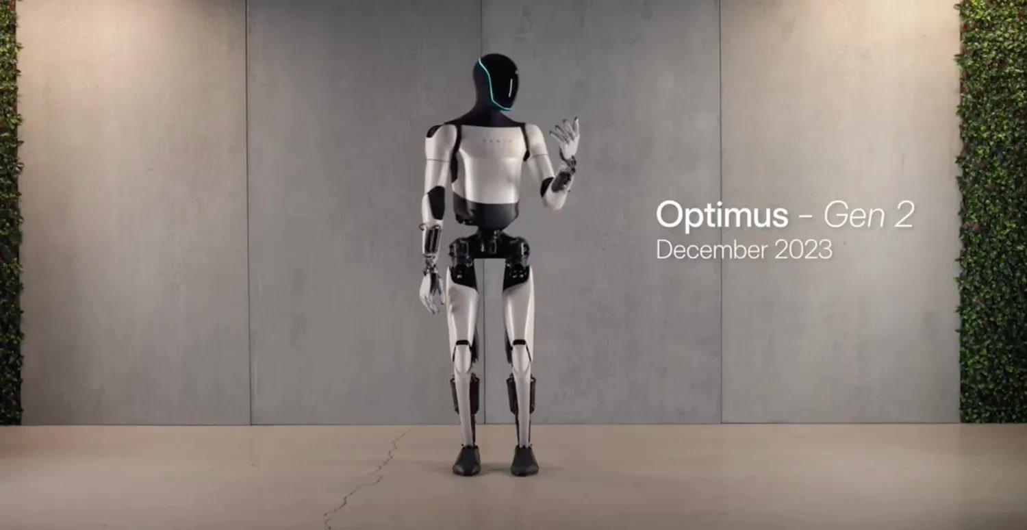 特斯拉发布全新一代人形机器人 Optimus Gen 2：速度提升30%，身体控制能力更强
