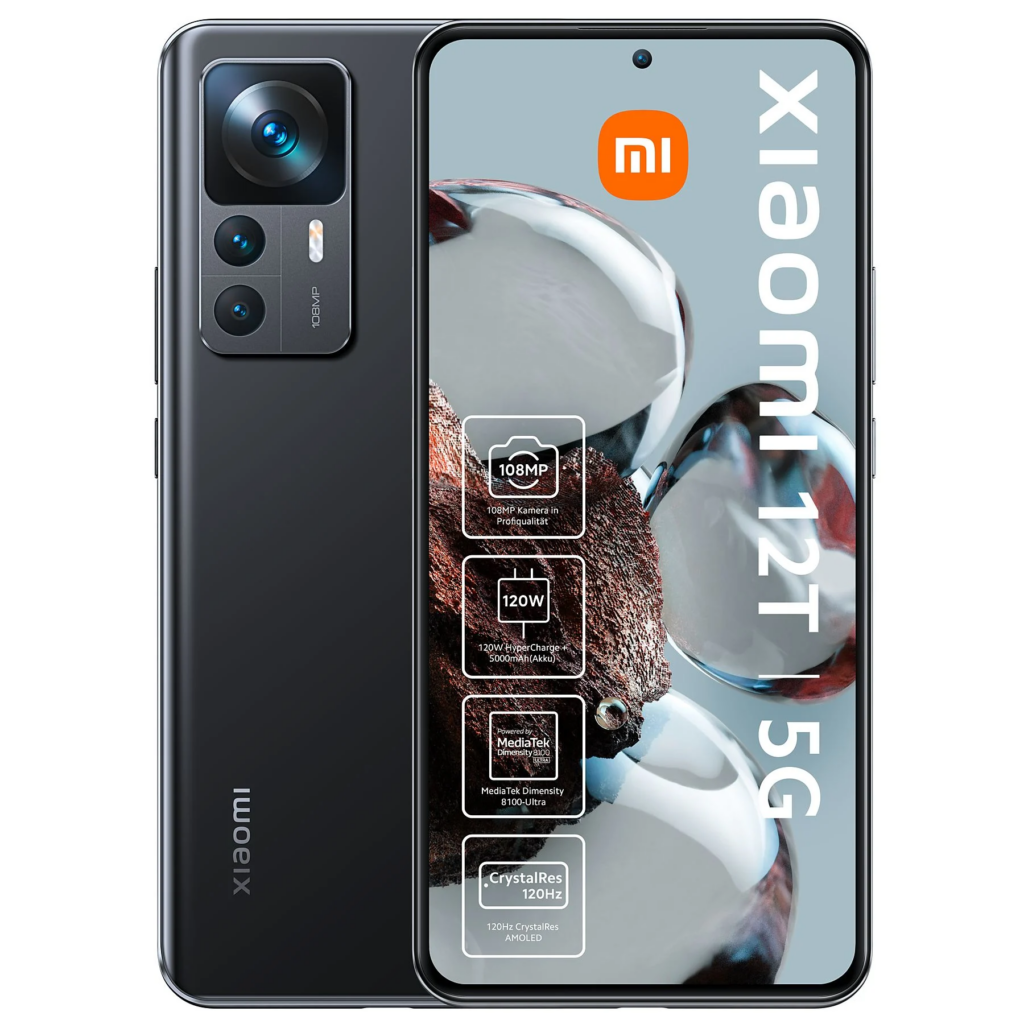 小米Xiaomi 12T 5G 256GB黑色版手機在德國MediaMarkt優(yōu)惠300.9歐元，僅售349歐元