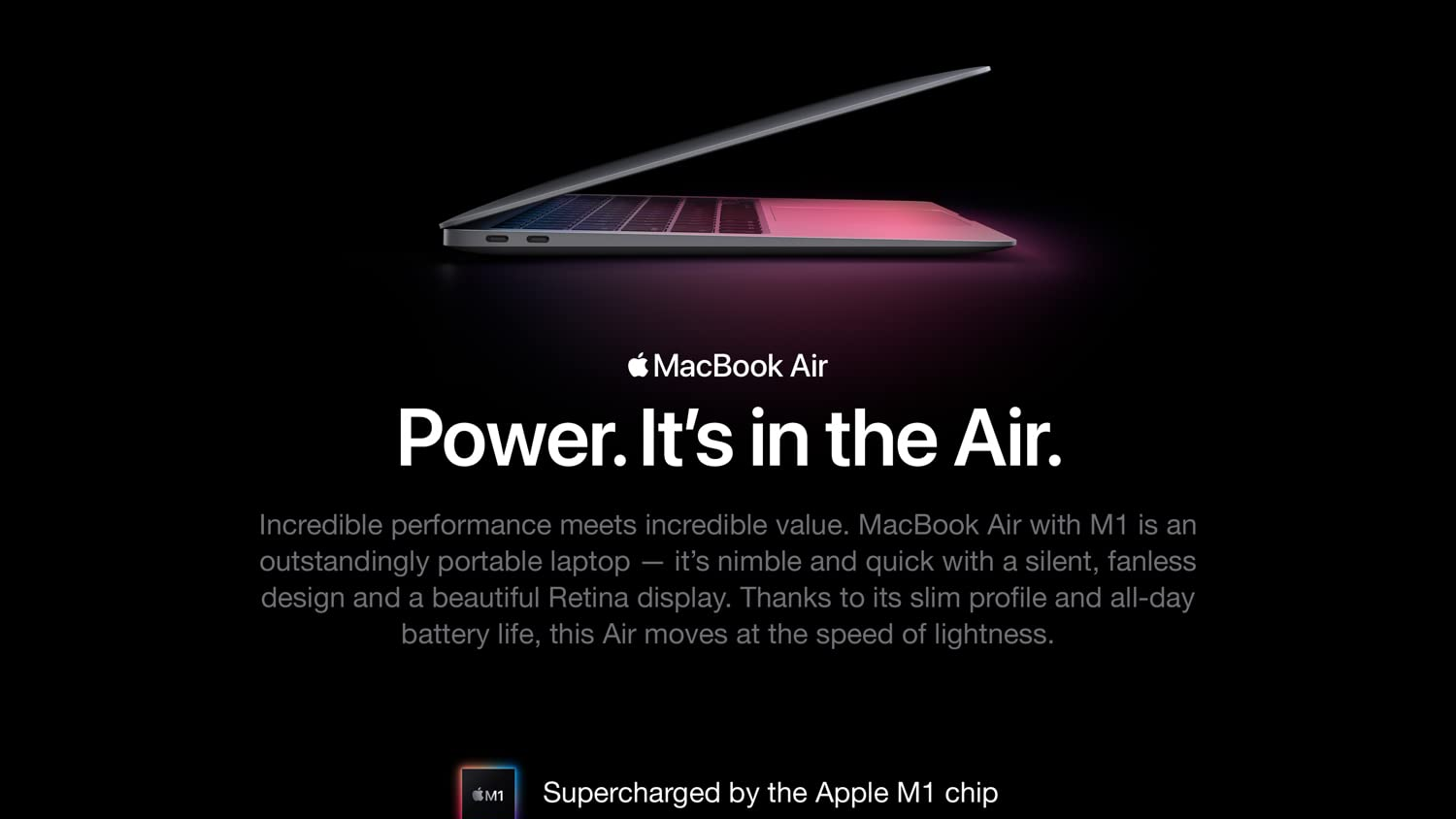 苹果Apple 2020 MacBook Air 笔记本电脑在英国亚马逊优惠201.03英镑，售价797.97英镑！