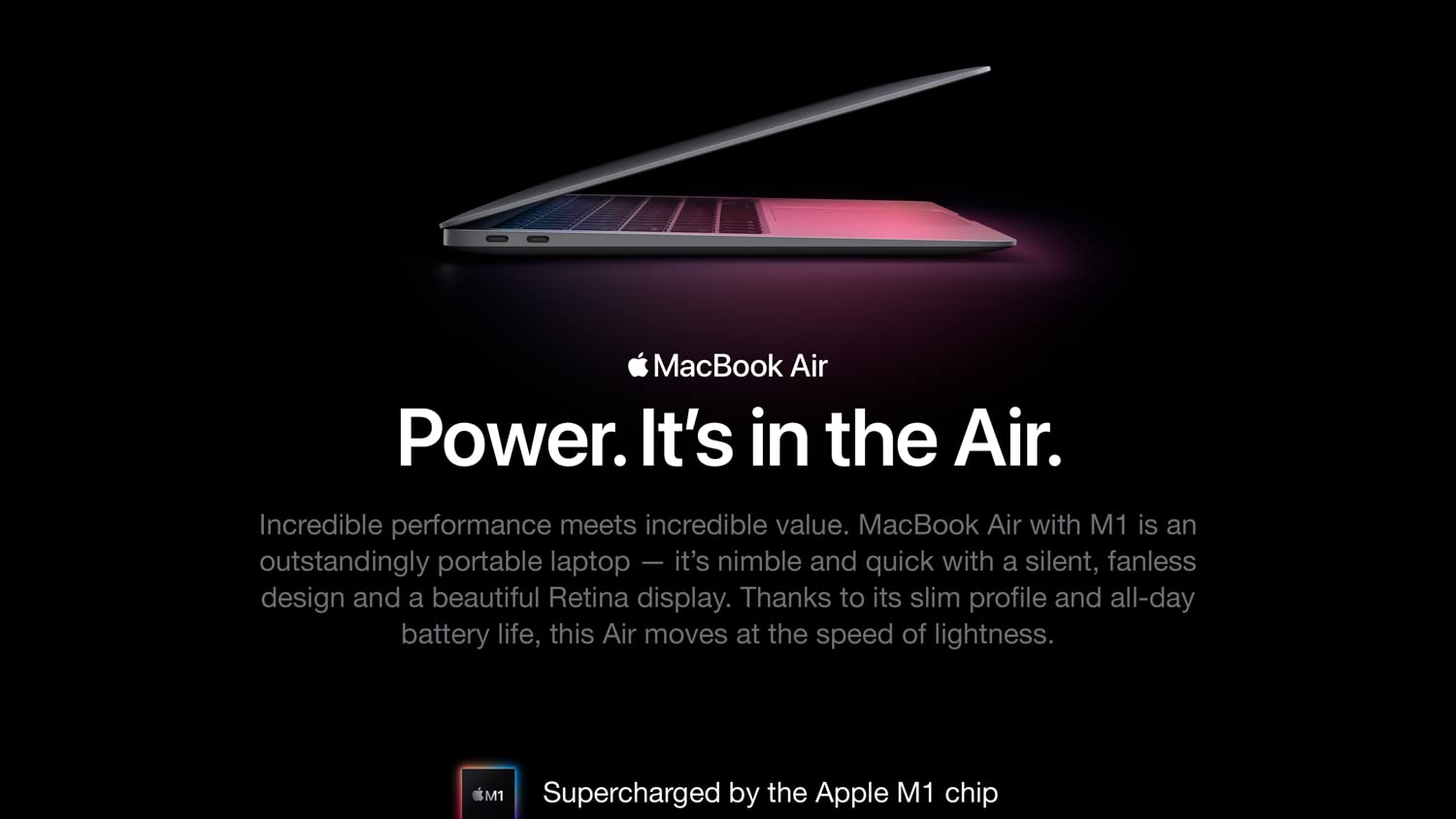 蘋果Apple 2020 MacBook Air 筆記本電腦在英國亞馬遜優(yōu)惠201.03英鎊，售價797.97英鎊！