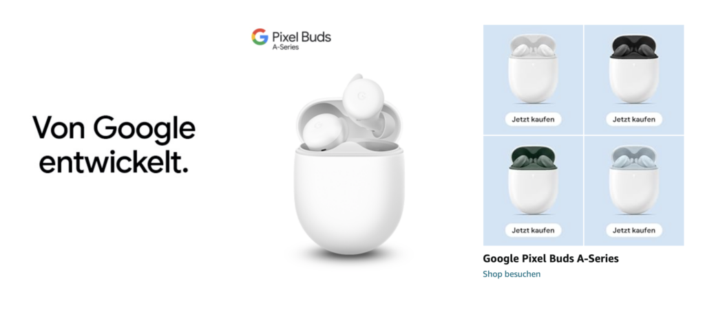 德国亚马逊Google Pixel Buds A-Series无线耳机特惠44欧元，售价仅为65欧元