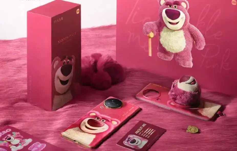 小米Xiaomi Civi 3迪士尼草莓熊限定版明日发布 礼盒内容丰富
