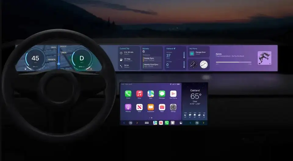 苹果Apple新一代CarPlay车载系统预计将于2024年上线 保时捷与阿斯顿·马丁领衔支持