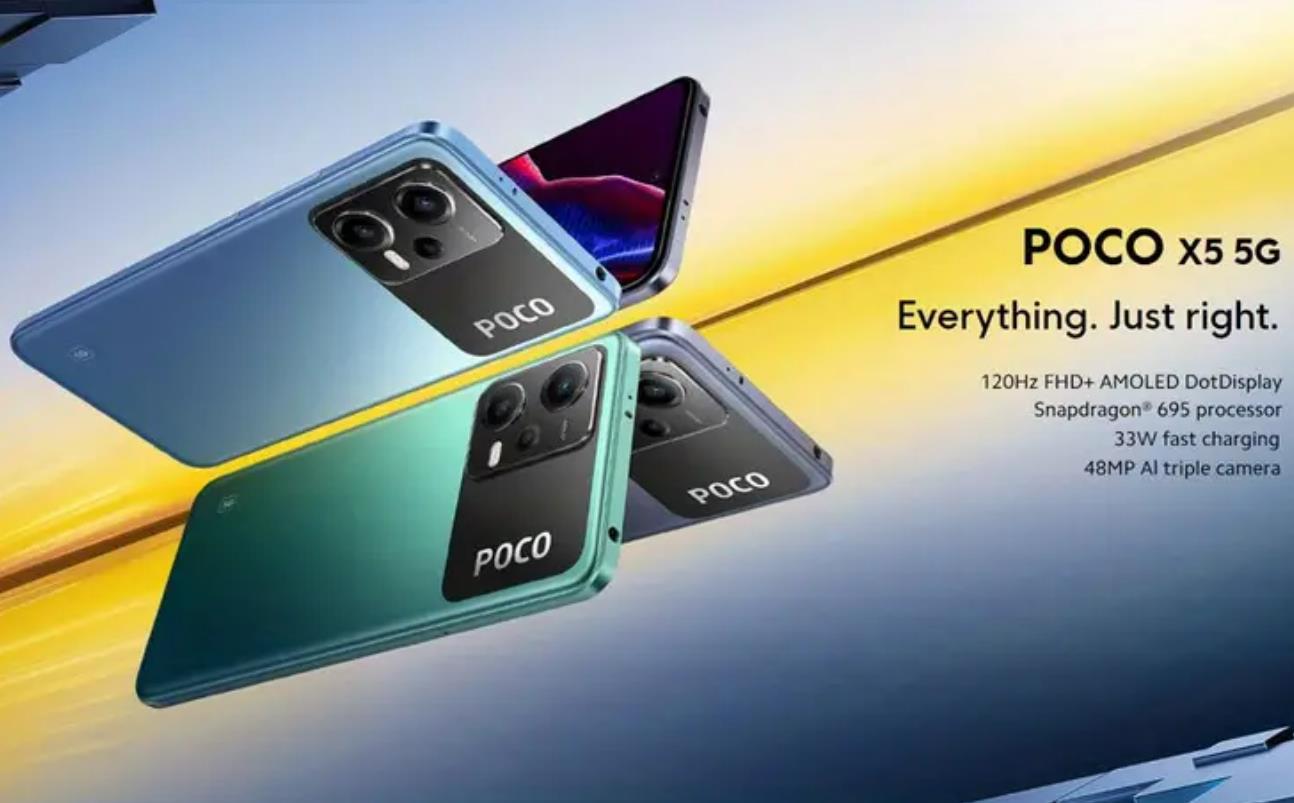 几乎2折！ Xiaomi POCO X5 5G美国TEMU优惠1000多美元，仅售208.5美元