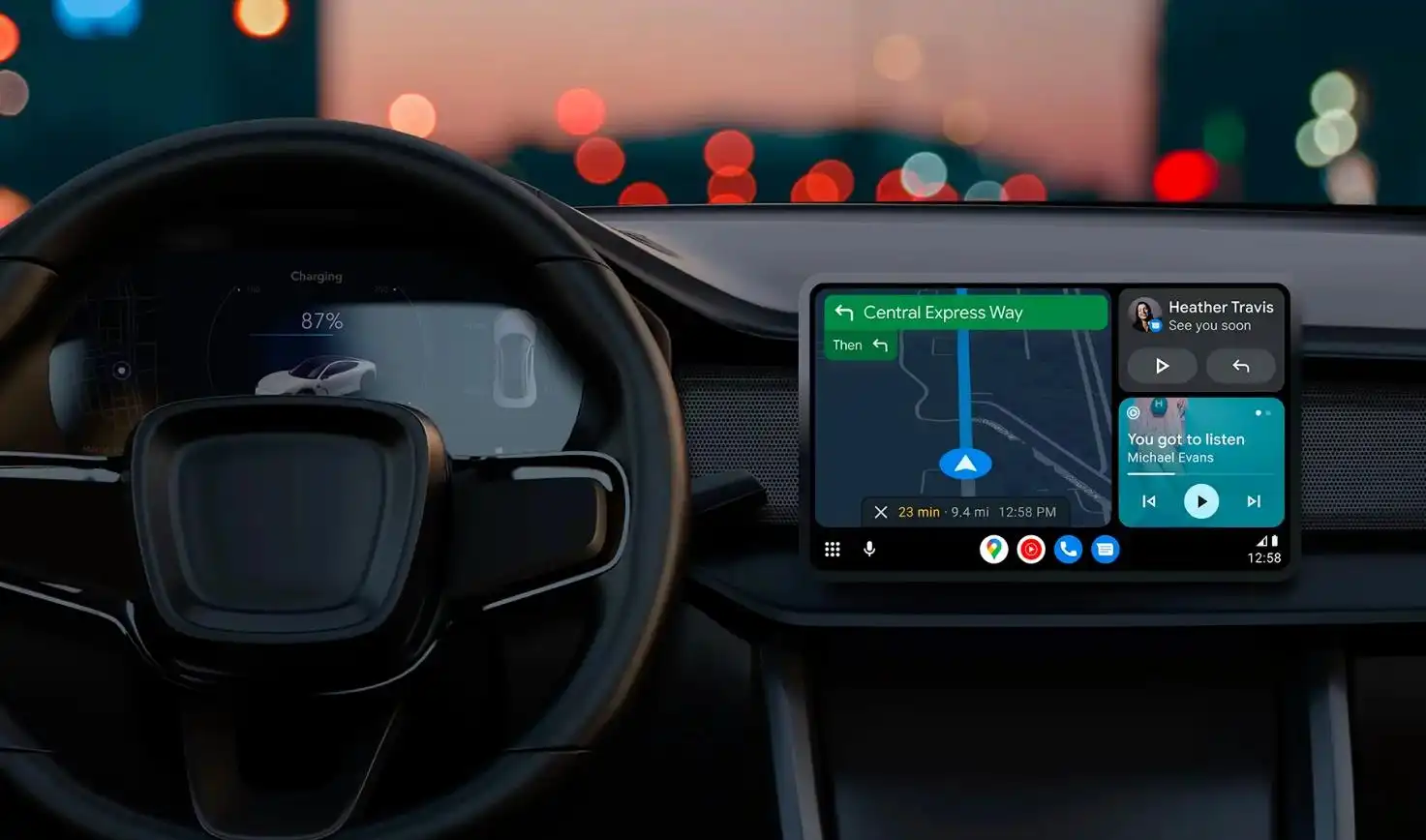 谷歌Google推出新功能：Android Auto将使用谷歌助手总结信息，避免驾驶分心