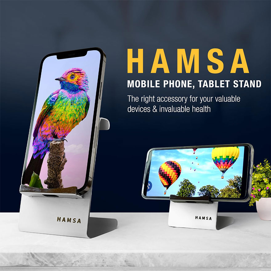 HAMSA手机、平板电脑支架在印度亚马逊可以省200卢比，仅售299卢比！