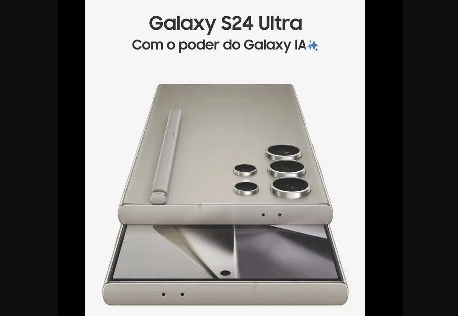 三星Samsung Galaxy S24 Ultra官方海报曝光：采用钛合金边框