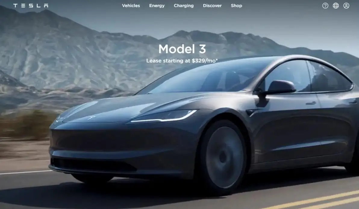 特斯拉Tesla升级版Model 3登陆北美市场 外观内饰显著改进