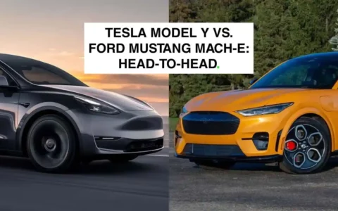 特斯拉Tesla Model Y vs福特Ford Mustang Mach-E：电动跨界车的较量